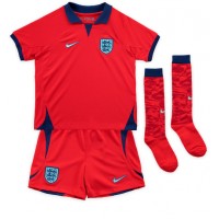 Camisa de Futebol Inglaterra Harry Kane #9 Equipamento Secundário Infantil Mundo 2022 Manga Curta (+ Calças curtas)